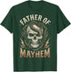 Father of Mayhem Vintage Gothic Skull and Snake T-Shirt - T-Shirt | Forest