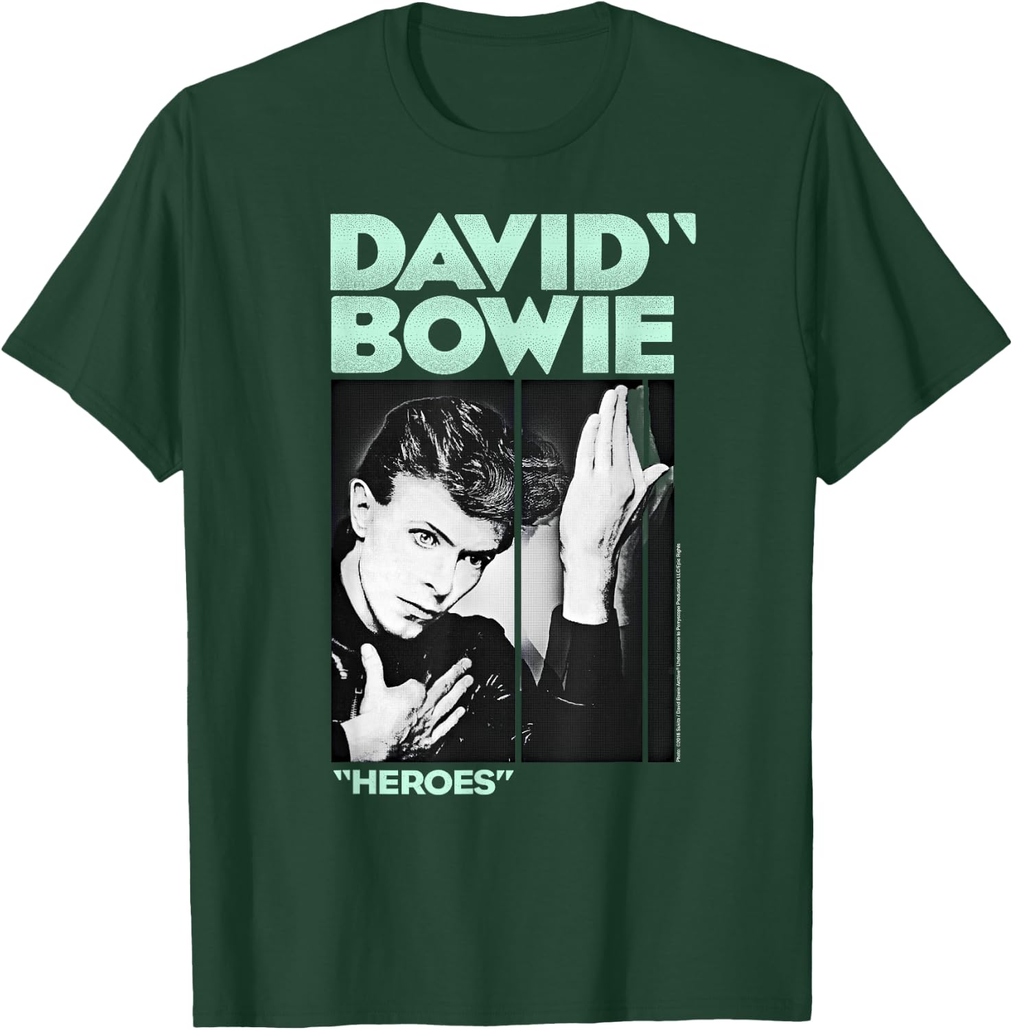 David Bowie - Festive Heroes T-Shirt - T-Shirt | Forest