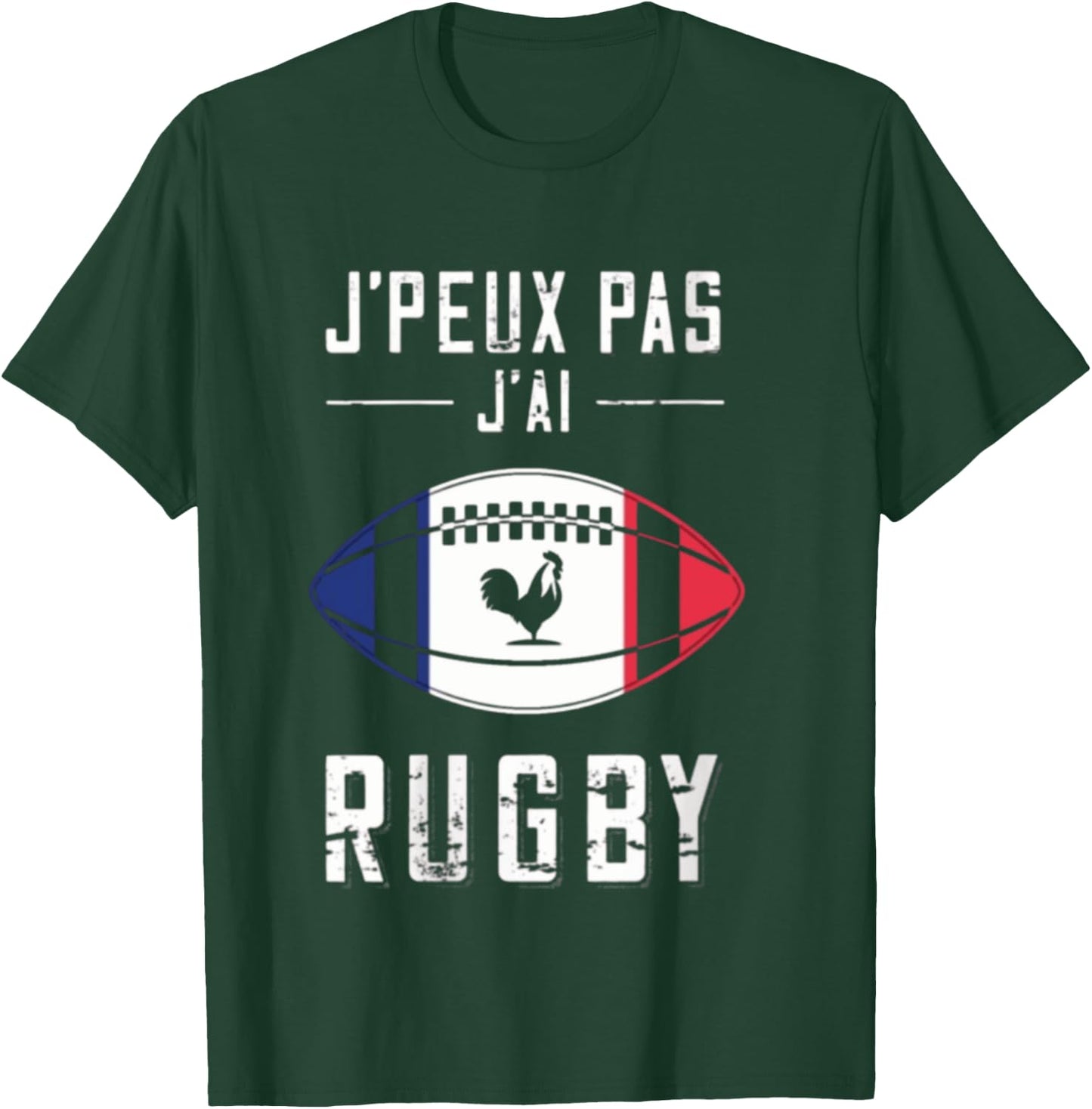 Je Peux Pas J'ai Rugby – Rugby Player Gift, Black, S T-Shirt - T-Shirt | Forest