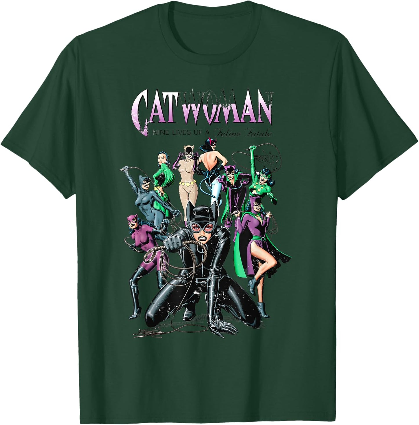 DC Catwoman Cover Nine Lives T-Shirt - T-Shirt | Forest