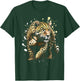 Cooler Leopard mit kunstvollen Farbspritzern T-Shirt - T-Shirt | Forest