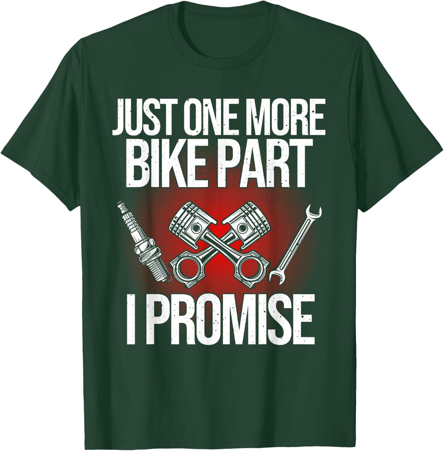 Funny Motorcycle Mechanic Gift Motorbike Repairman Men T-Shirt - T-Shirt | Forest