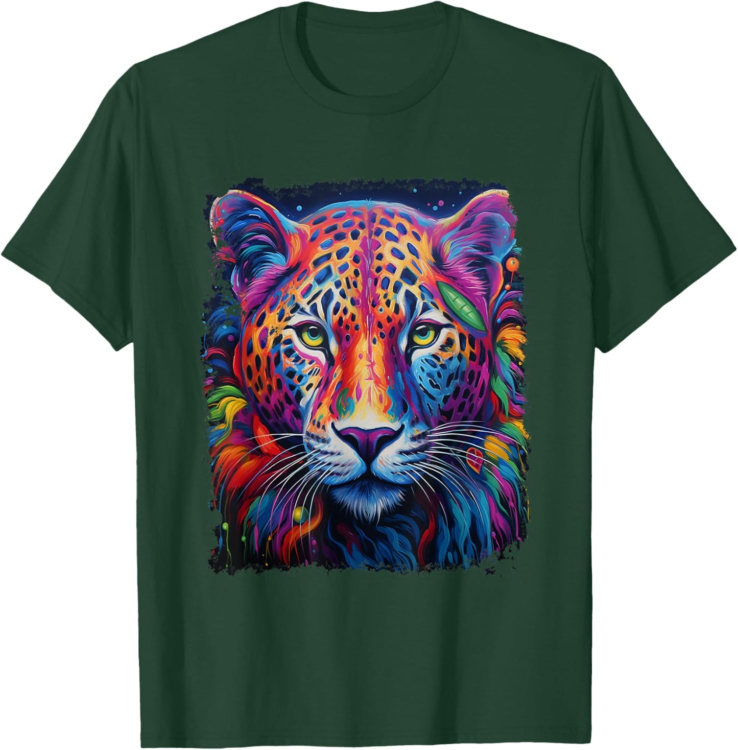 Pop Art Colorful Jaguar T-Shirt - T-Shirt | Forest