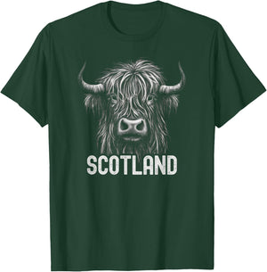 Scottish Highland Cow Scotland Trip T-Shirt - T-Shirt | Forest
