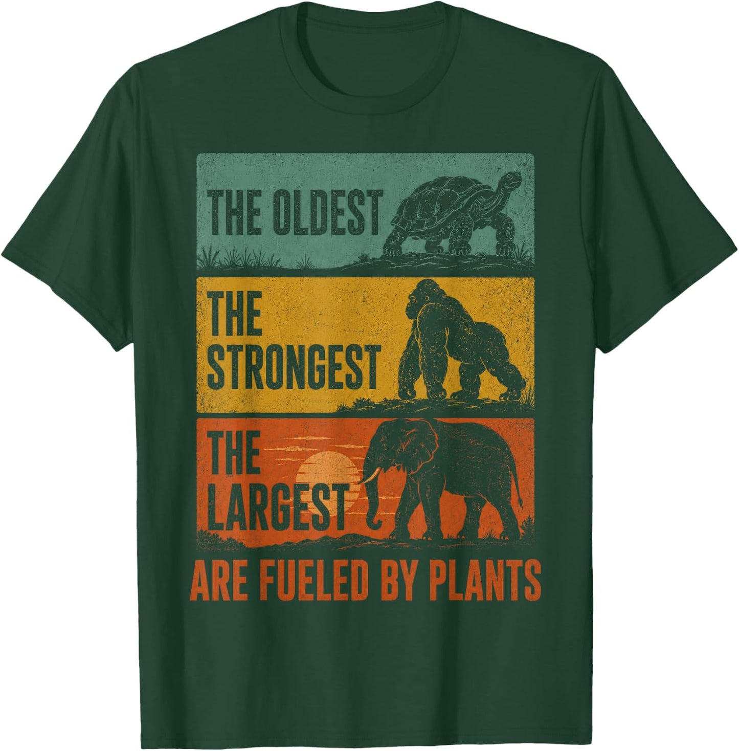 Vegan Vegetarian Herbivore Veganism T-Shirt - T-Shirt | Forest