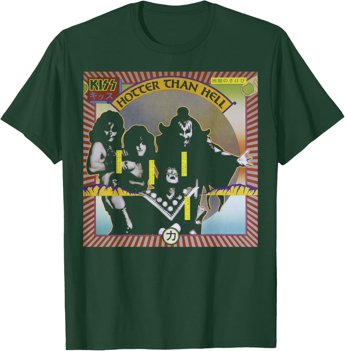 KISS - 1974 Hotter Than Hell T-Shirt - T-Shirt | Forest