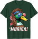 Patriotic Duck Hunter Shirt USA Funny Murica 4th of July Kids Men T-Shirt - T-Shirt | Forest