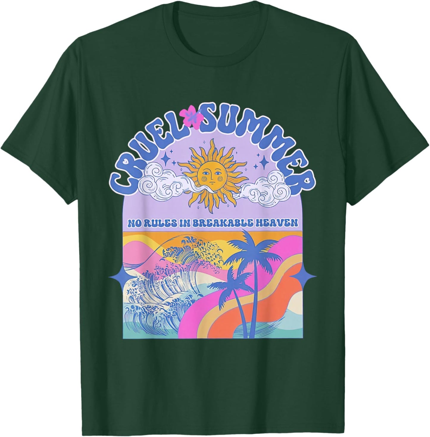 Retro Cruel Summer No Rules In Breakable Heaven T-Shirt - T-Shirt | Forest