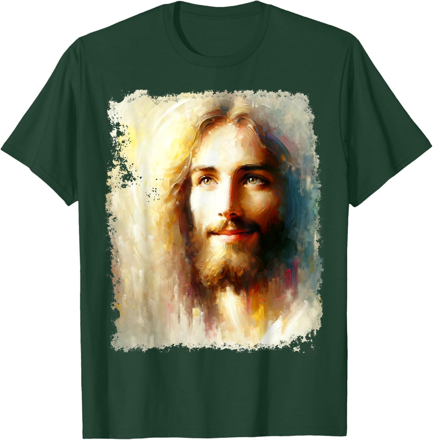 Jesus Christ Head T-Shirt - T-Shirt | Forest