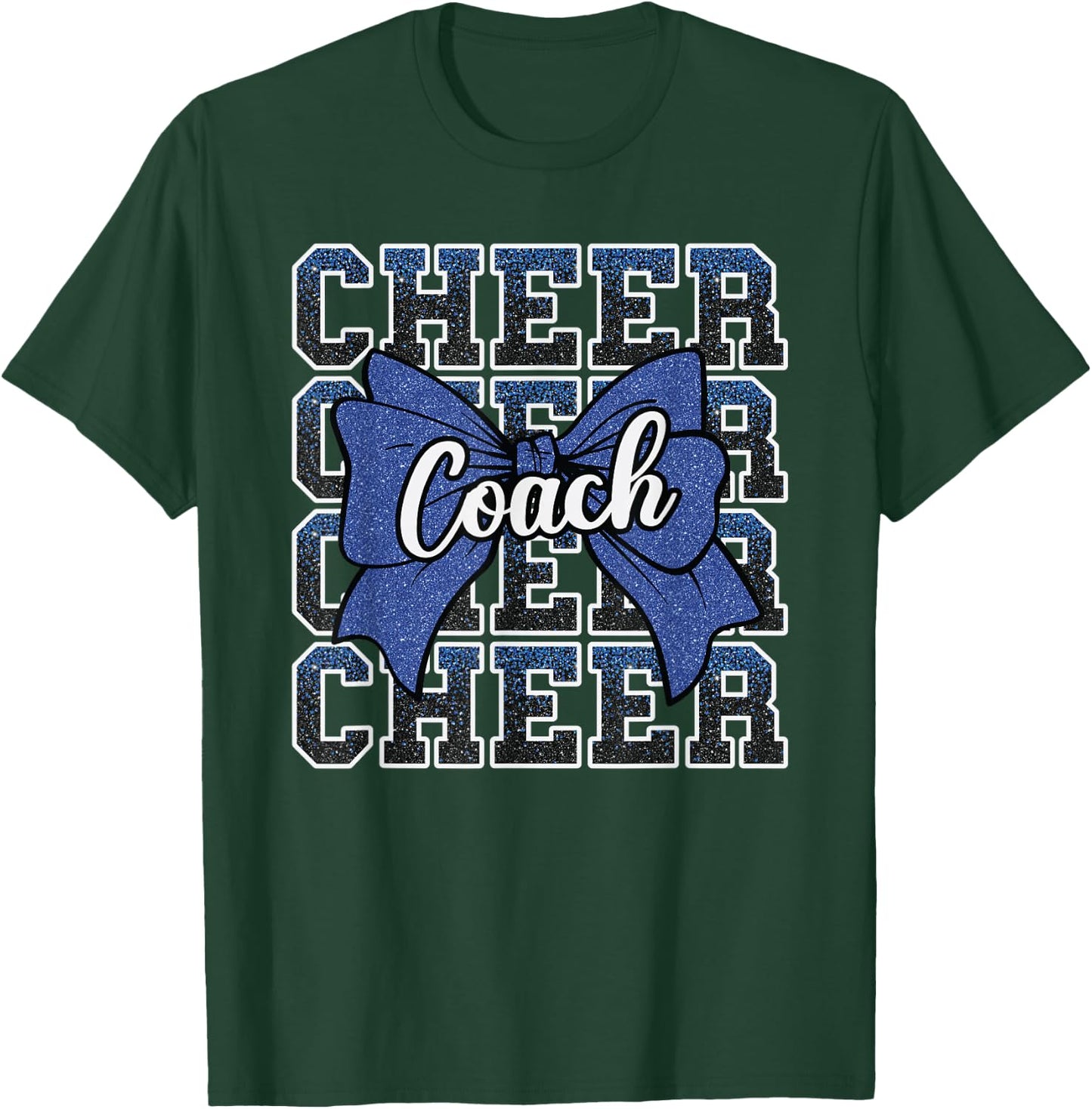 Blau Funny Sport Loud Proud Cheer Coach Dad Father's Day T-Shirt - T-Shirt | Forest