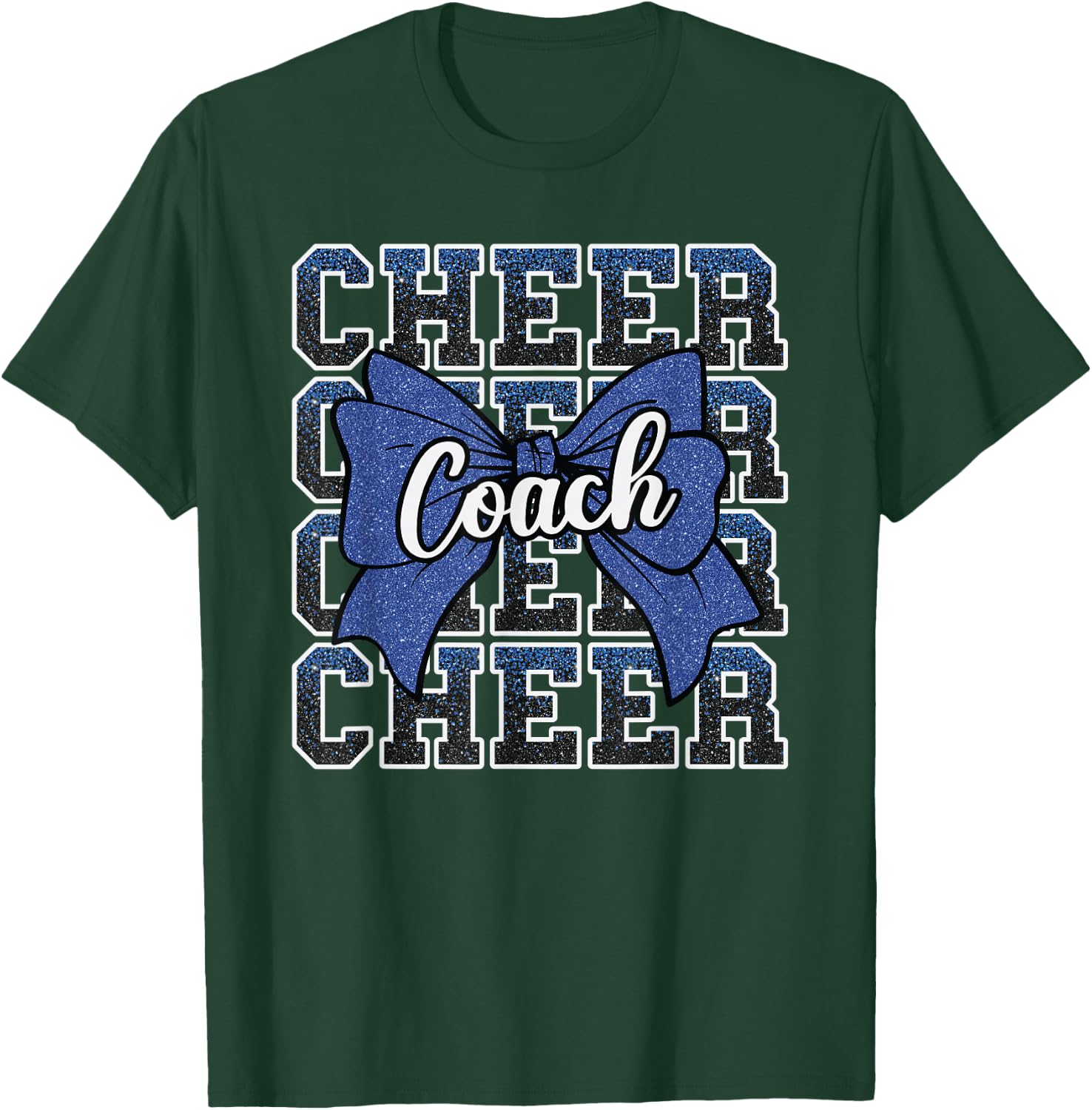 Blau Funny Sport Loud Proud Cheer Coach Dad Father's Day T-Shirt - T-Shirt | Forest