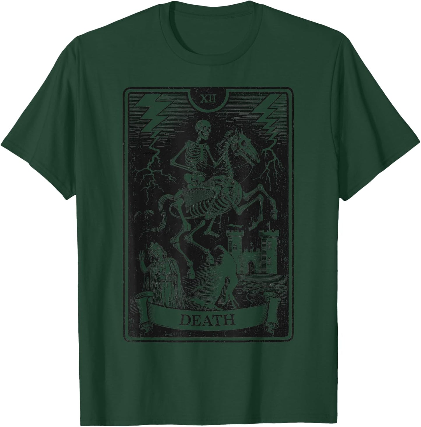 Esoteric Mystic Spiritual Tarot Card Streetwear , grey, S T-Shirt - T-Shirt | Forest