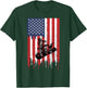 American USA Flag ATV Four Wheeler Quad Bike Brap T Shirt T-Shirt - T-Shirt | Forest