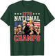 1776 National Champs Funny Patriotic America Founding Father T-Shirt - T-Shirt | Forest