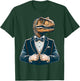 T-Rex Tuxedo Classic Paleontologist Suit T-Shirt - T-Shirt | Forest