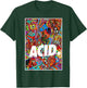 ACID | LSD , Goa, Trip, Rave, Festival, Techno , Black, S T-Shirt - T-Shirt | Forest