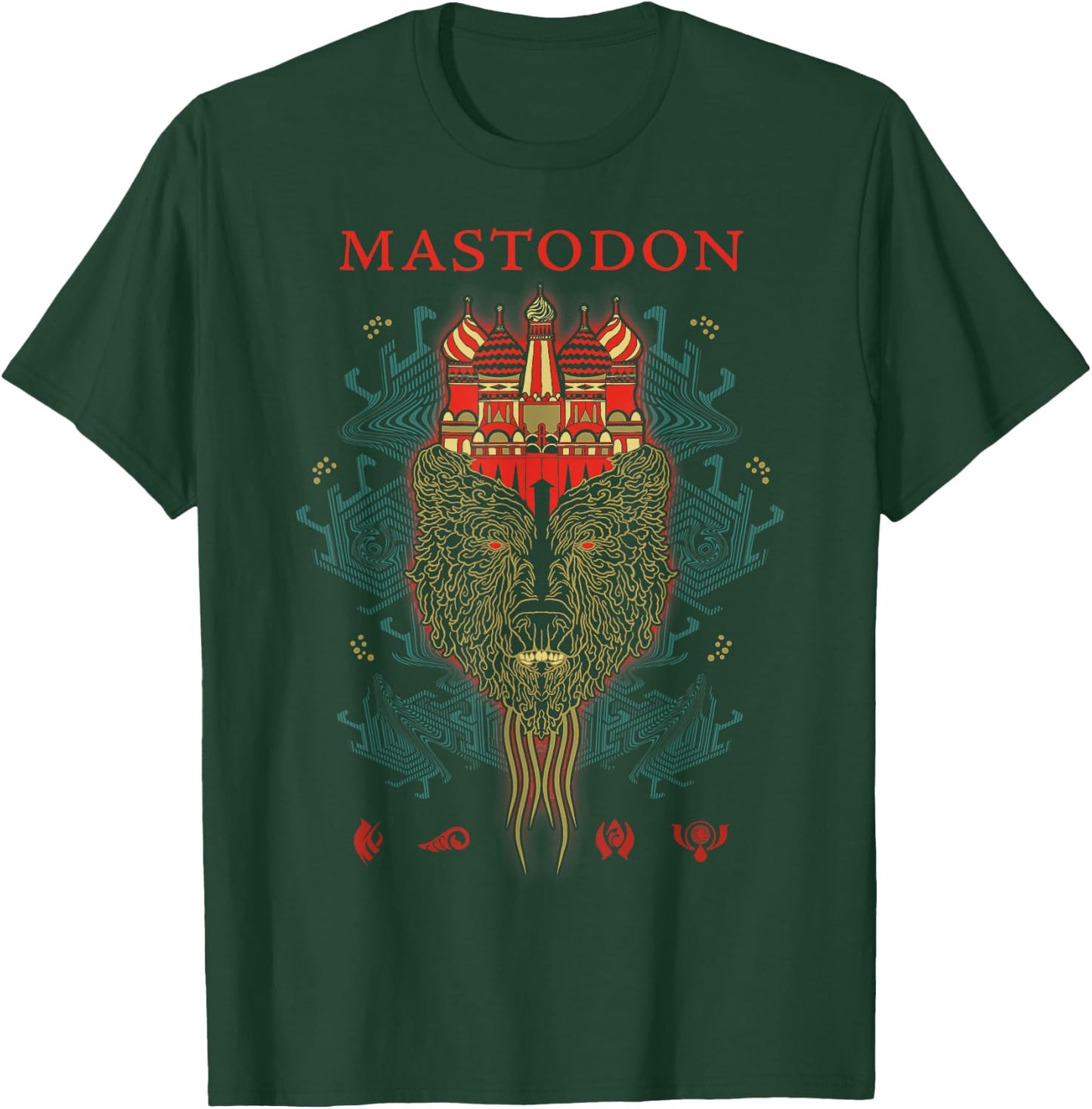 Mastodon – Onion Dome Bear T-Shirt - T-Shirt | Forest