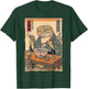 Funny Leopard Gecko Eating Ramen Noodle Retro Japanese Gifts T-Shirt - T-Shirt | Forest
