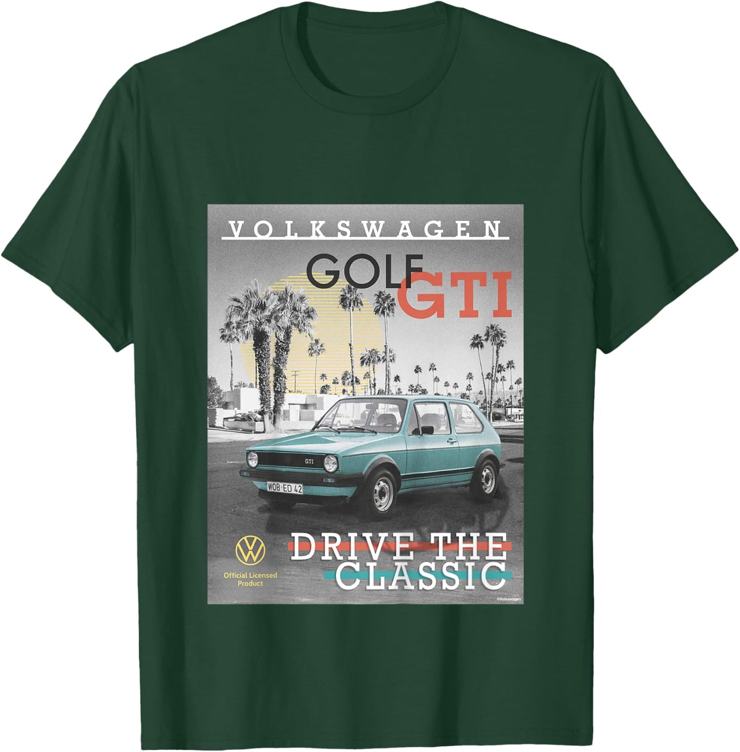 Kids Volkswagen Golf GTI Drive The Classic Kids , Black, S T-Shirt - T-Shirt | Forest