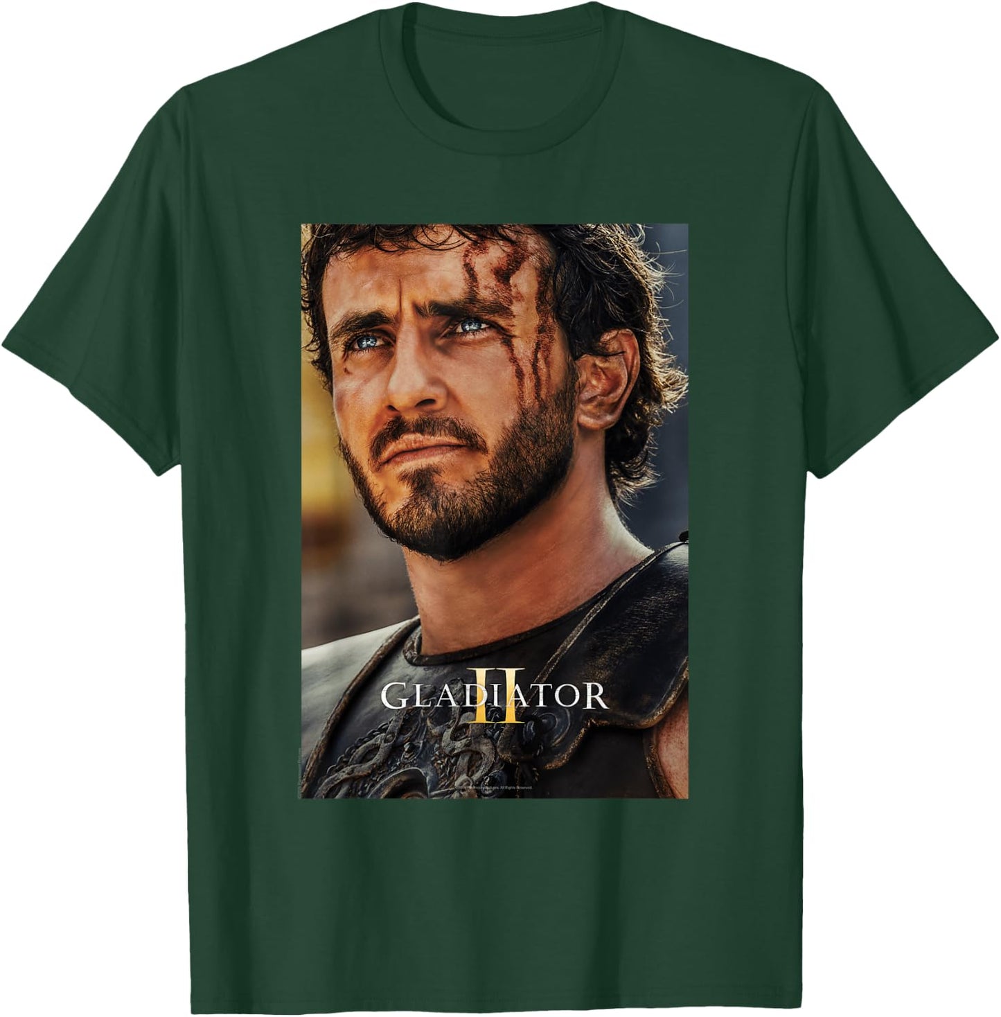Ripple Junction x Gladiator II Lucius Verus Movie Poster , Black, S T-Shirt - T-Shirt | Forest