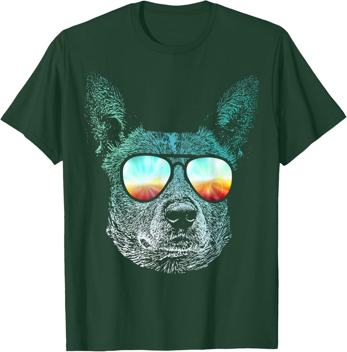 Australian Stumpy Tail Cattle Dog Dog Gift T-Shirt - T-Shirt | Forest