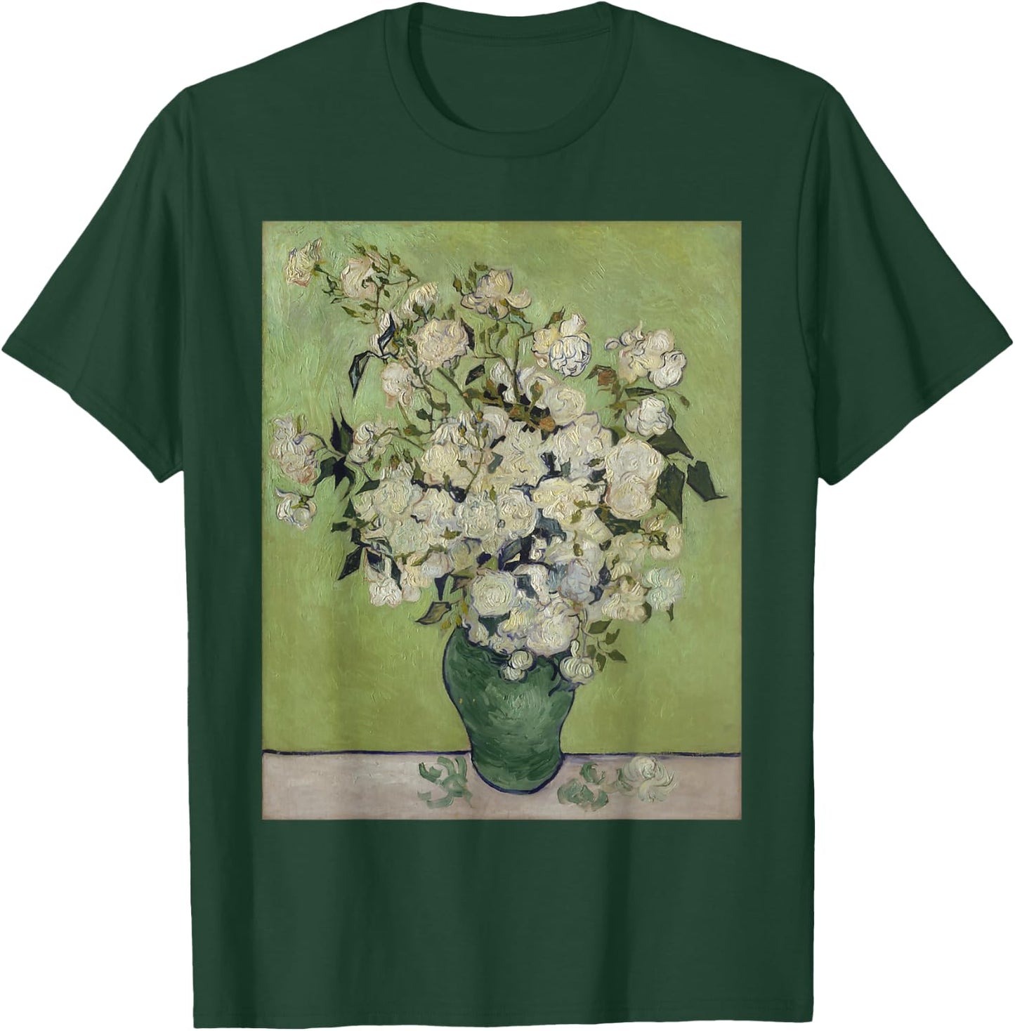 Vincent van Gogh Vase with Roses T-Shirt - T-Shirt | Forest