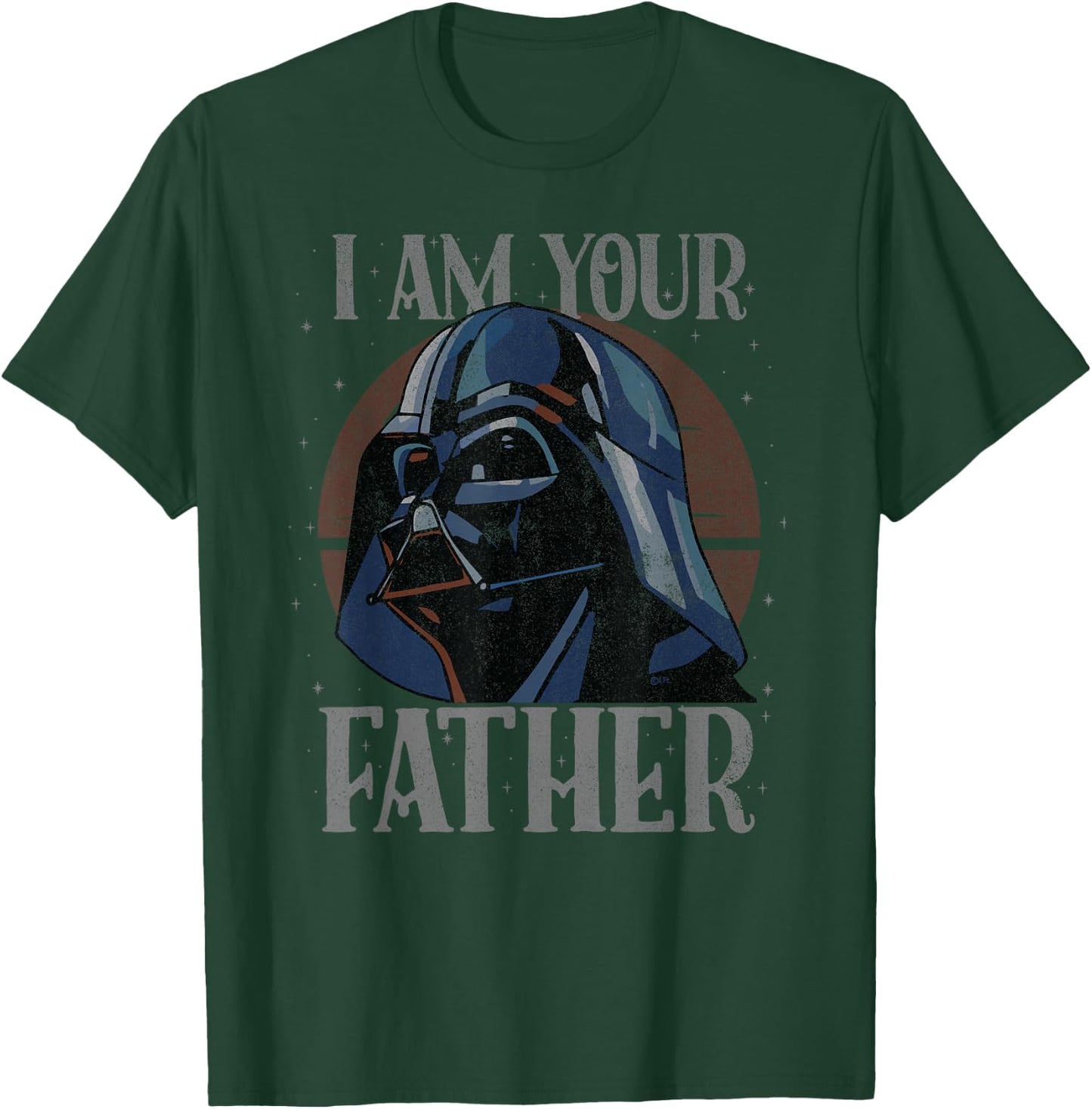 Star Wars Darth Vader Retro with German Text "Ich Bin Dein Vater T-Shirt - T-Shirt | Forest