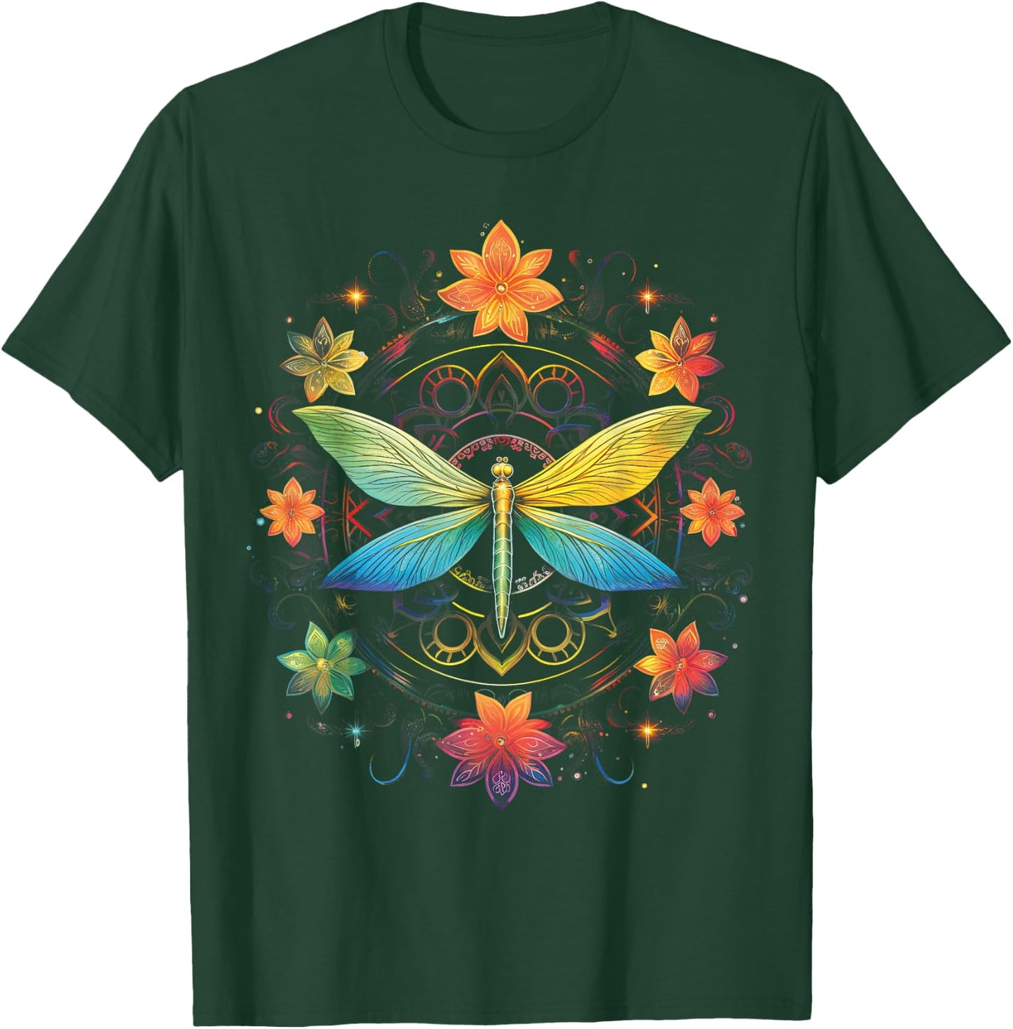 Mandala Chakra Spirituality Spiritual T-Shirt - T-Shirt | Forest