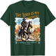 The Lord Is My Shepherd Psalm 23 Cowboy Bible Faith T-Shirt - T-Shirt | Forest