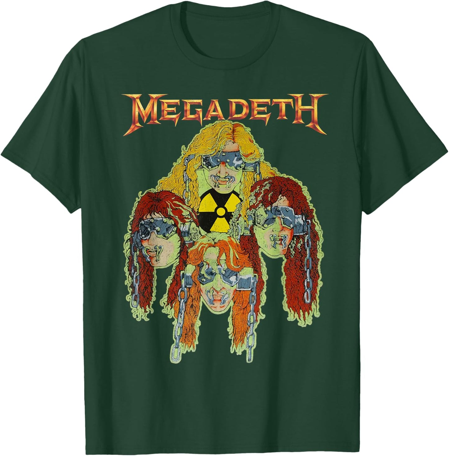 Megadeth - Nuclear Glow Heads T-Shirt - T-Shirt | Forest