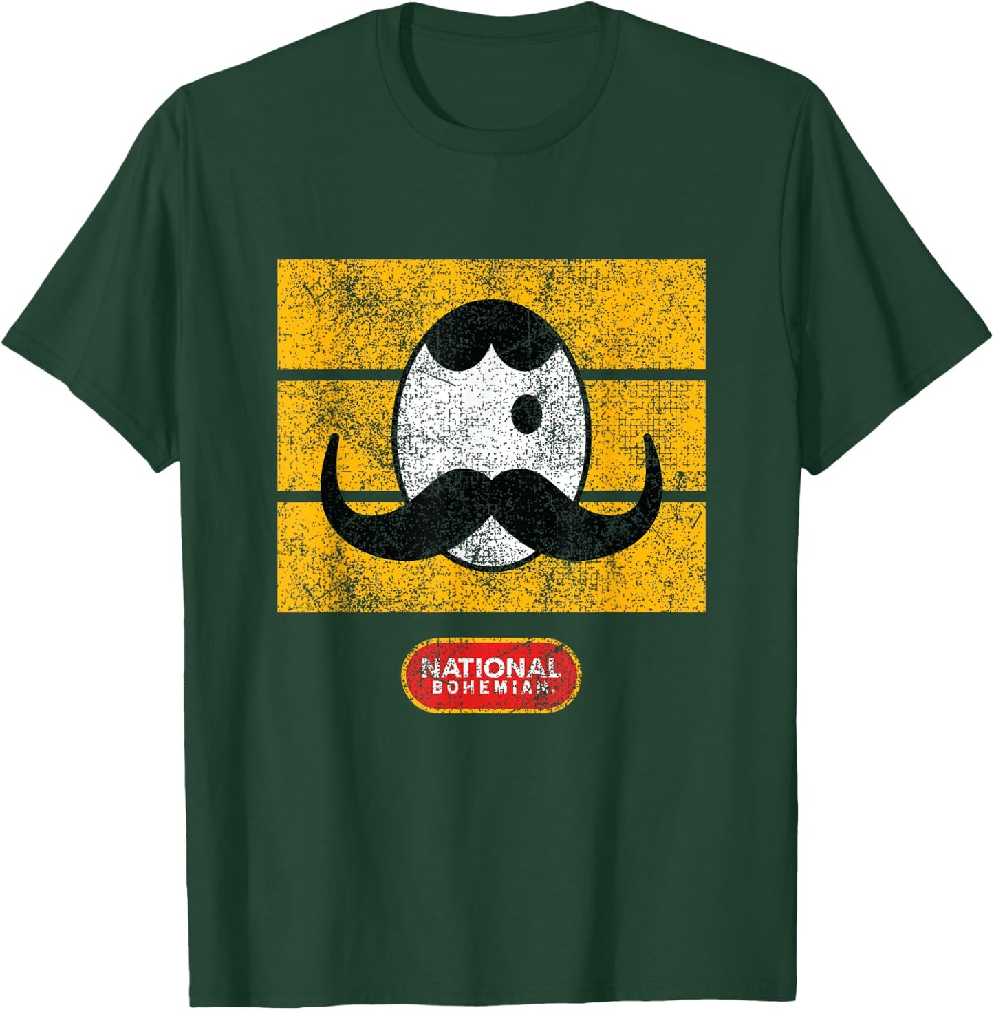National Bohemian Vintage Style - Retro Logo T-Shirt - T-Shirt | Forest