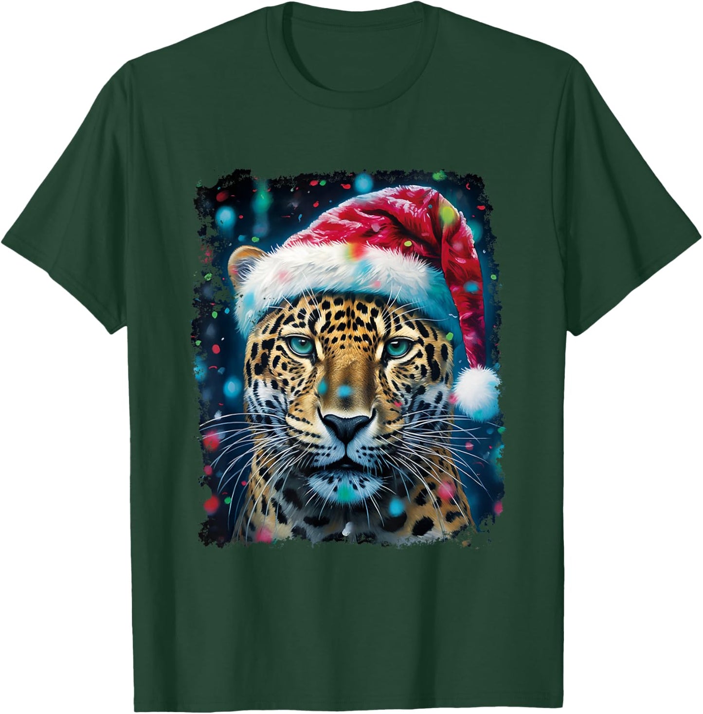 Christmas Jaguar T-Shirt - T-Shirt | Forest