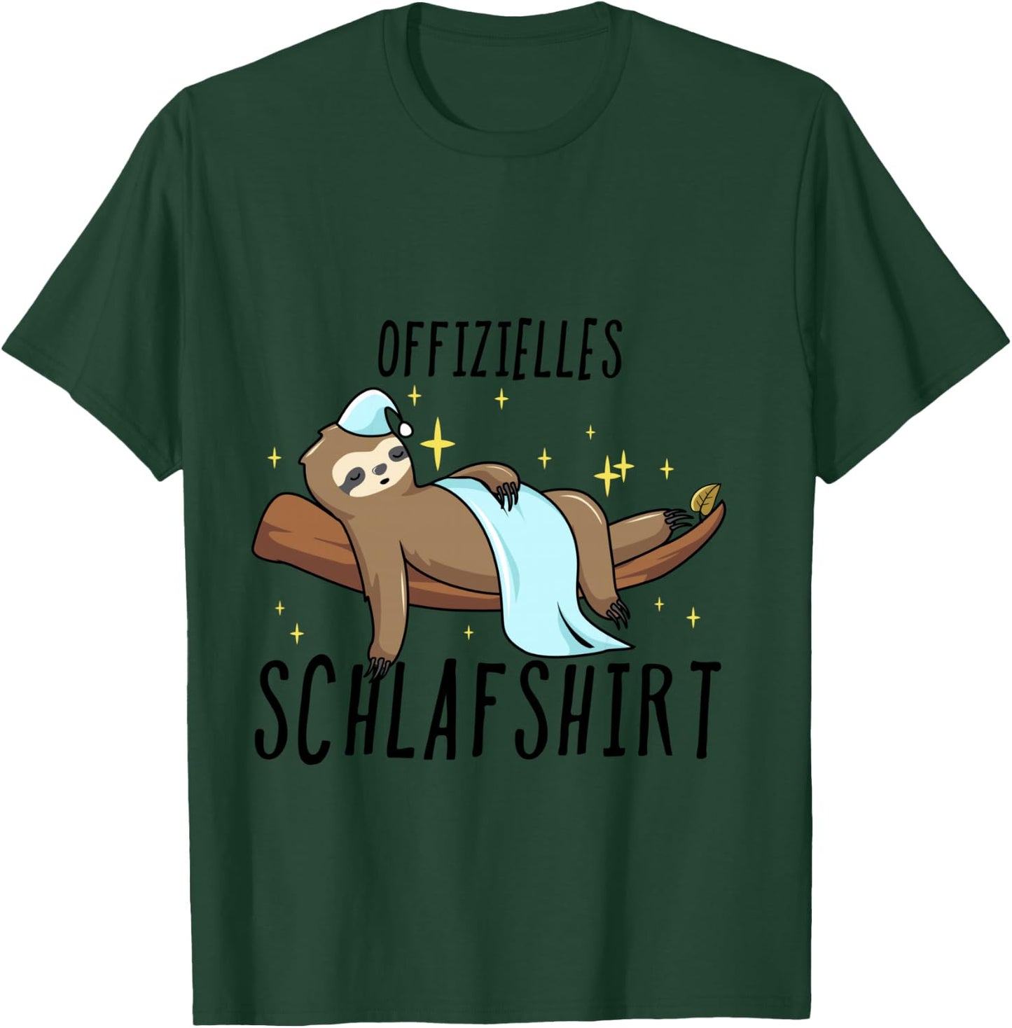 Sloth Pyjamas , blue T-Shirt - T-Shirt | Forest
