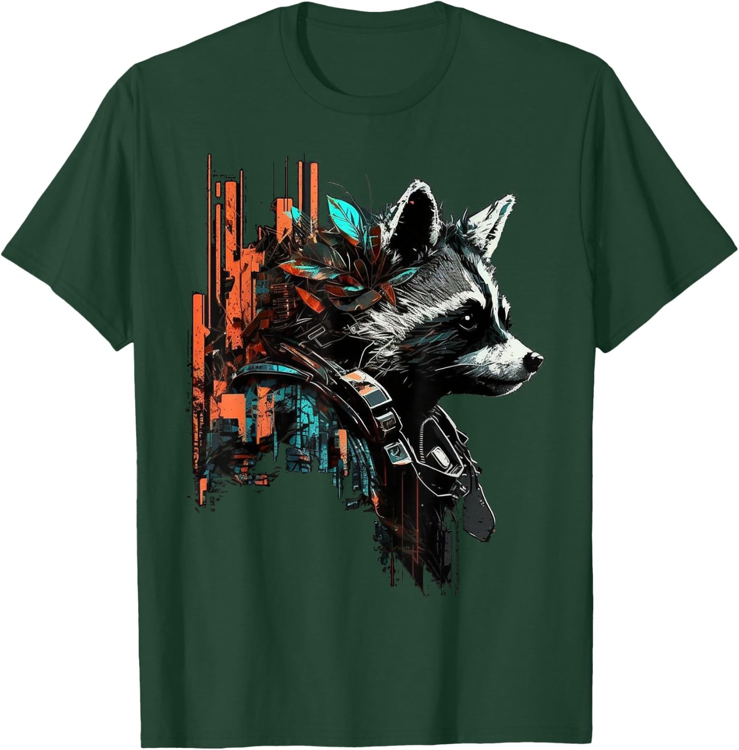 Waschbär Tierliebhaber Zoo Tierkunst Waschbär T-Shirt - T-Shirt | Forest