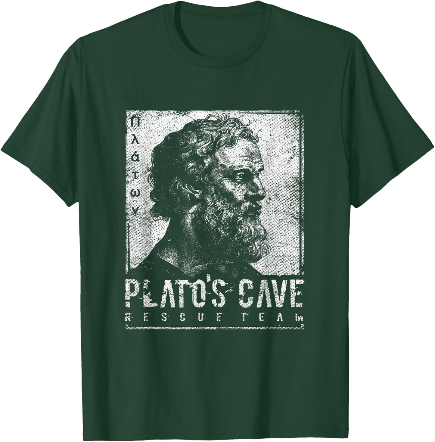 Platos Cave Rescue Team Platons Höhlengleichnis Philosophie T-Shirt - T-Shirt | Forest