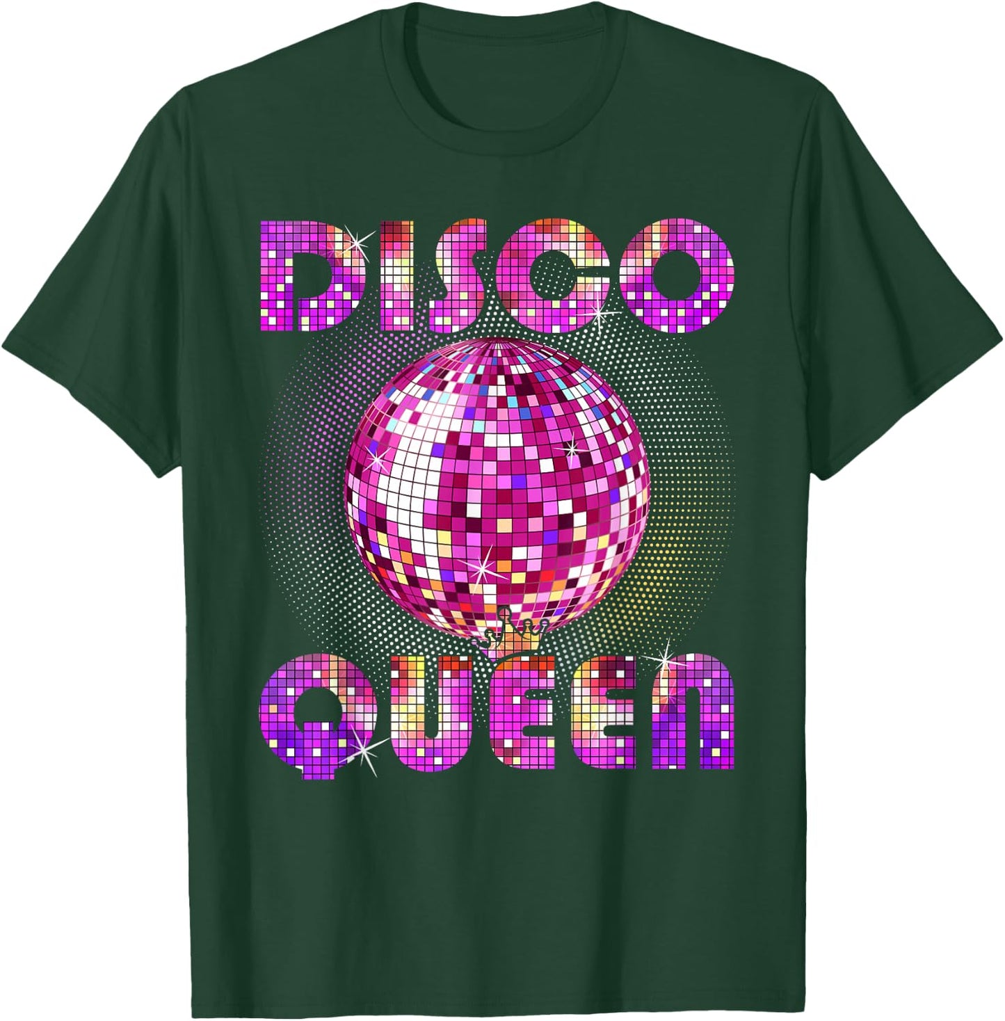 Art Disco Queen and Girls Music Funk Dance Disco T-Shirt - T-Shirt | Forest