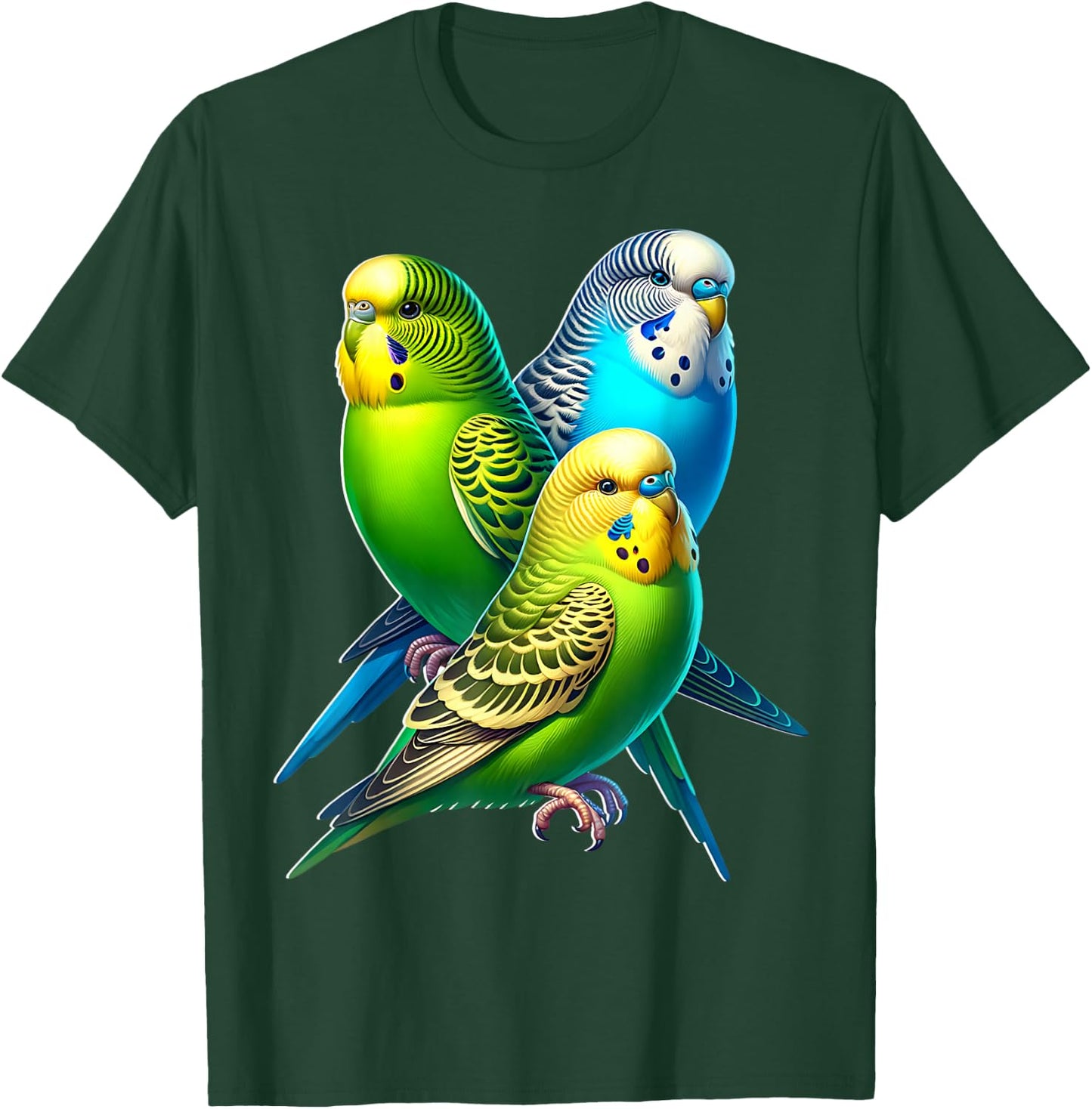 Funny Sayings Budgie , black T-Shirt - T-Shirt | Forest