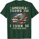 America Turns 250 I Turn 50 1976 50th Birthday (On Back) T-Shirt - T-Shirt | Forest