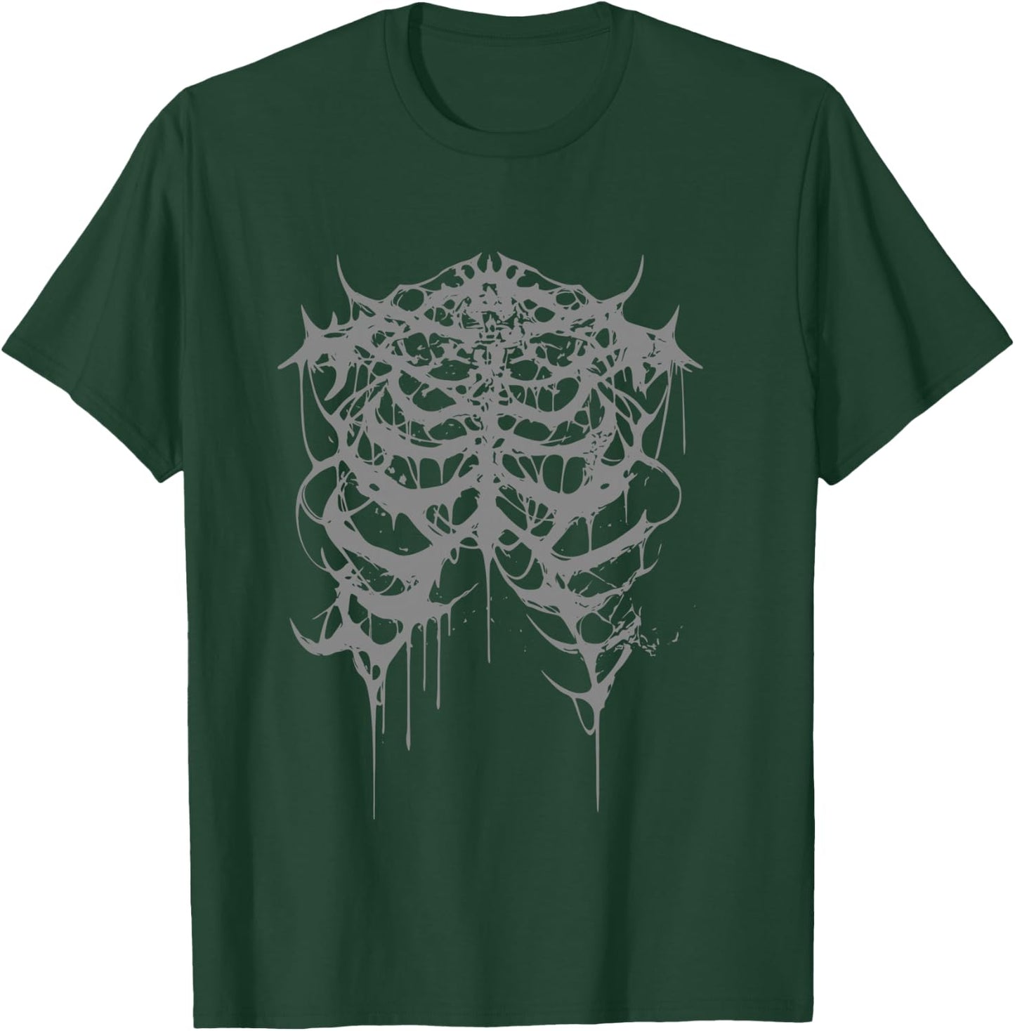 Horror Black Metal Death Metal | Gothic Goth Grunge Langarmshirt T-Shirt - T-Shirt | Forest