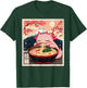 Kawaii Axolotl Eating Ramen Noodles Funny Anime Axolotl T-Shirt - T-Shirt | Forest