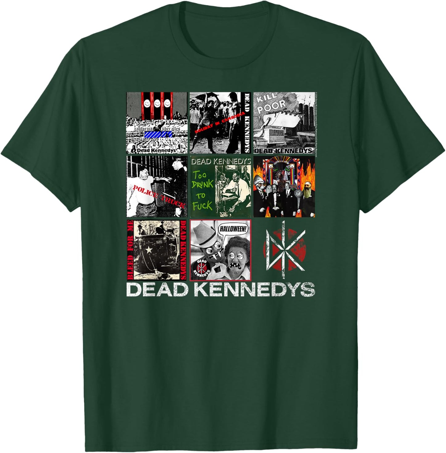Dead Kennedys Singles Covers Vintage Punk Band T-Shirt - T-Shirt | Forest