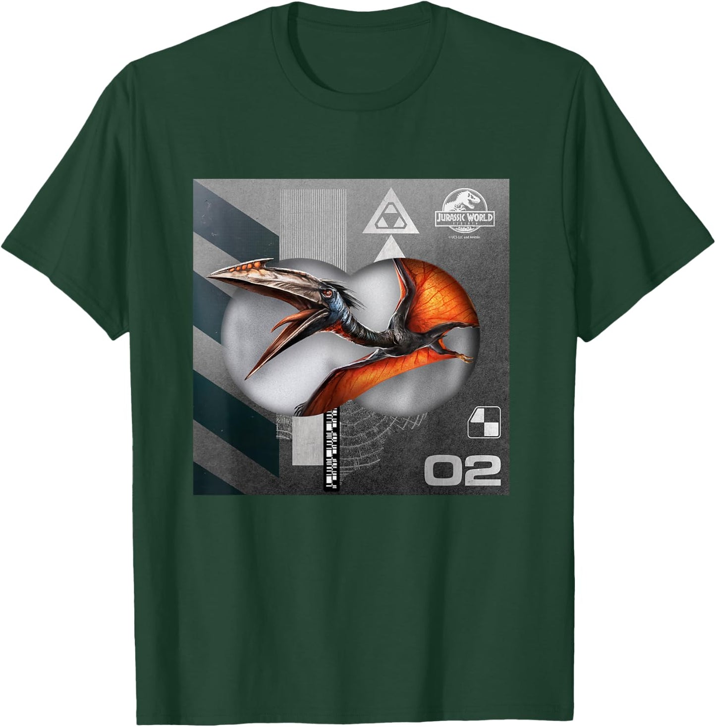 Jurassic World Rebirth Quetzalcoatlus in Flight T-Shirt - T-Shirt | Forest