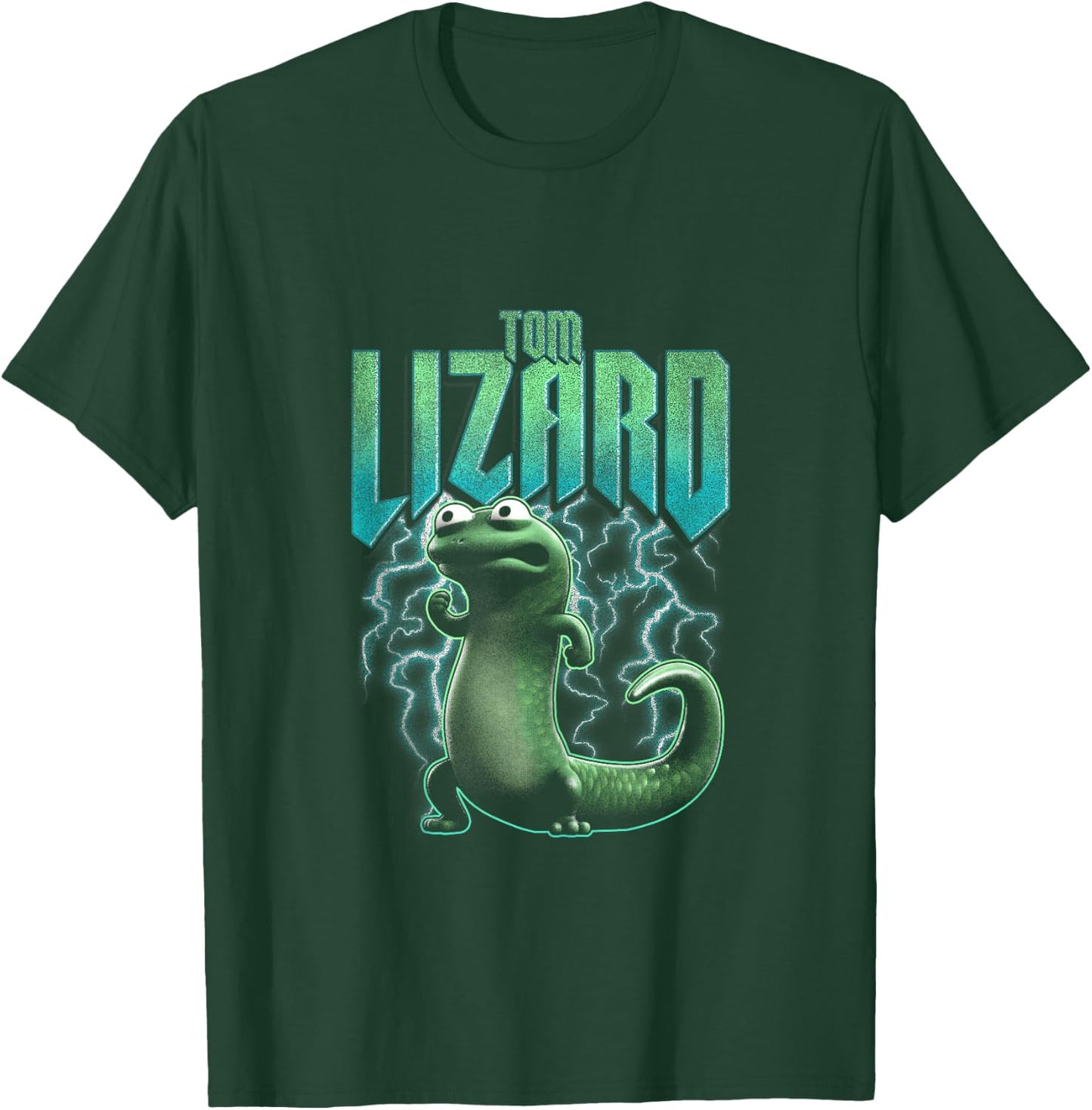 Disney Pixar Hoppers Tom Lizard Cool Distressed Poster T-Shirt - T-Shirt | Forest