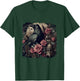 Gothic Raven Rose Enchanted Vintage Floral Crow Halloween T-Shirt - T-Shirt | Forest