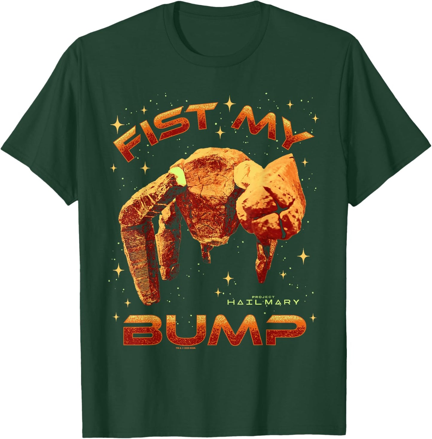 Project Hail Mary Fist My Bump Rocky The Alien Poster T-Shirt - T-Shirt | Forest