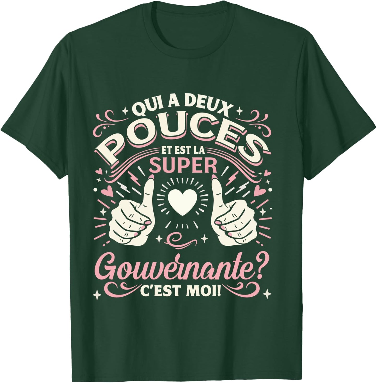 Une Super Gouvernante Cadeau Gouvernante Femme Manche Longue T-Shirt - T-Shirt | Forest