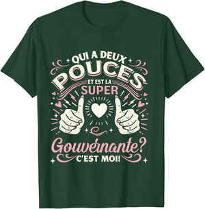 Une Super Gouvernante Cadeau Gouvernante Femme Manche Longue T-Shirt - T-Shirt | Forest
