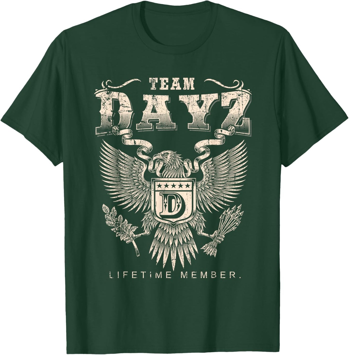 Lifetime member of the Dayz team - Name Dayz , Black, S T-Shirt - T-Shirt | Forest