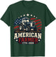 American Farmer 250 4th of July Tractor 1776 2026 T-Shirt - T-Shirt | Forest