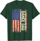 Dance Dad US American Flag Shirt Dancer Dancing Father Men T-Shirt - T-Shirt | Forest